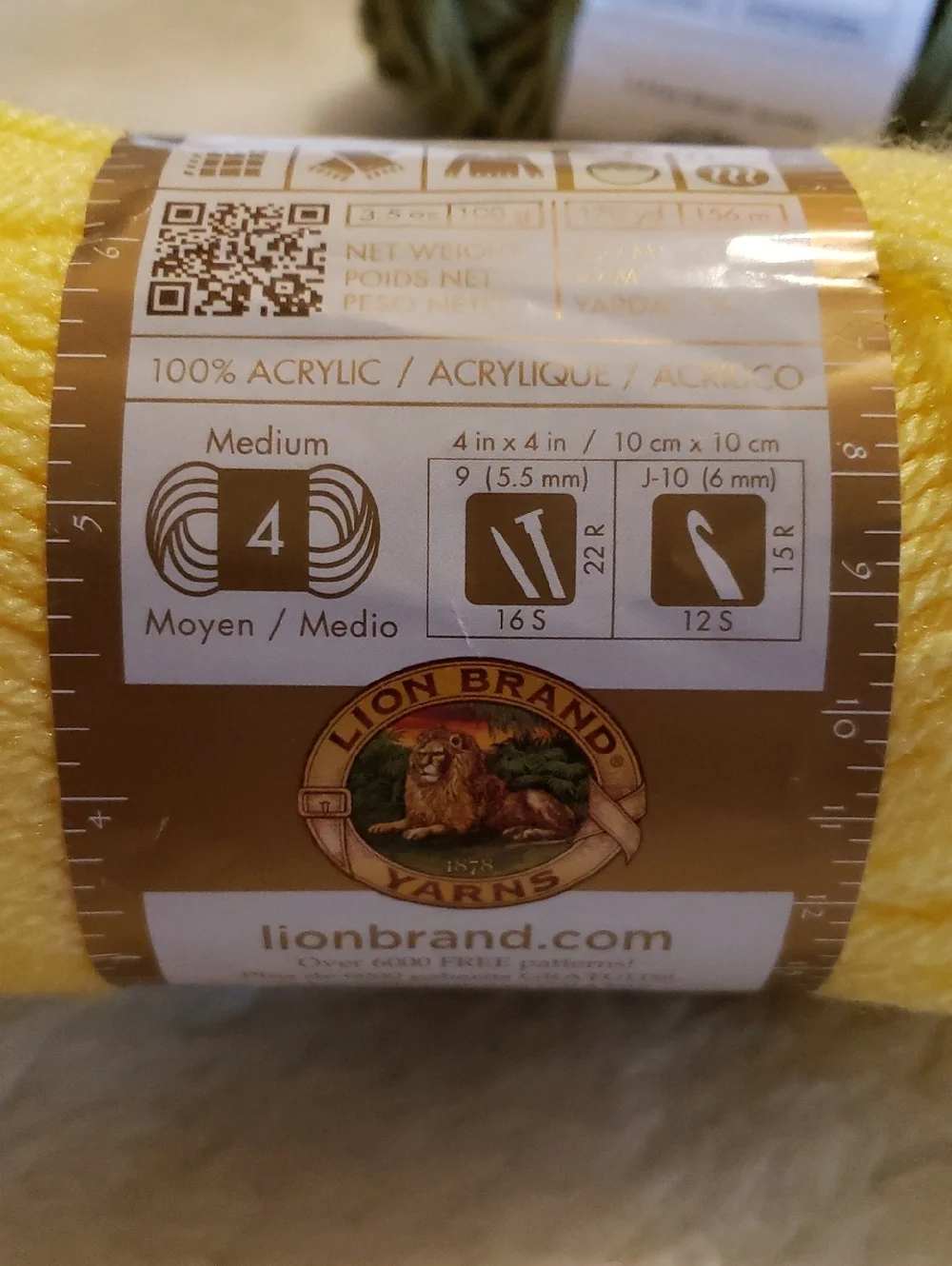 Vanna's Choice Soft Acrylic Yarn Skeins - Greens & Yellow